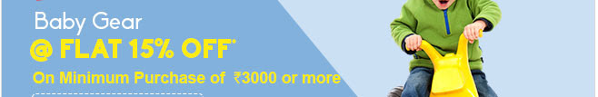 Baby Gear @ Flat 15% Off*