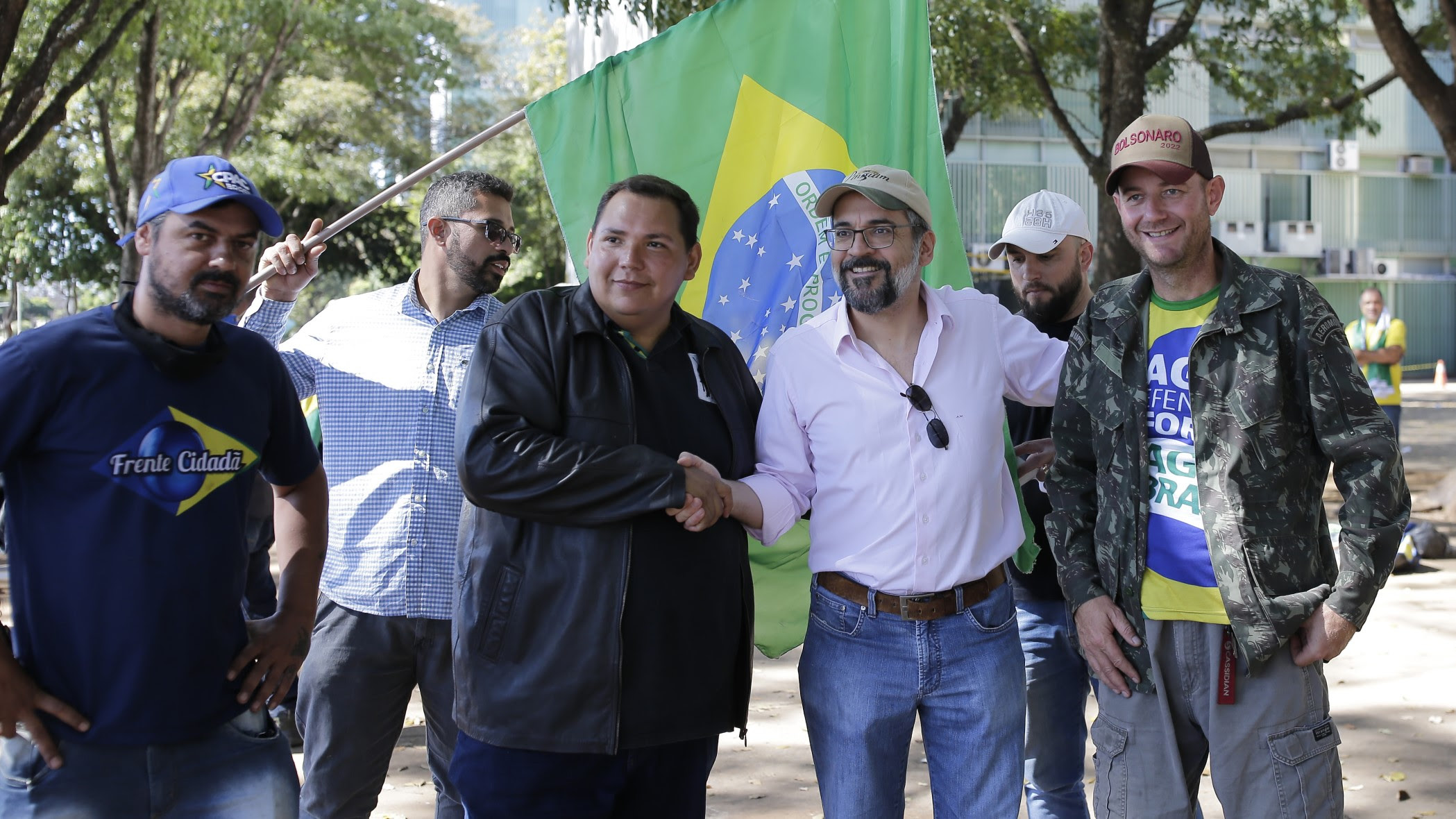 O ministro Abraham Weintraub em ato em Brasília. Foto: Dida Sampaio/Estadão