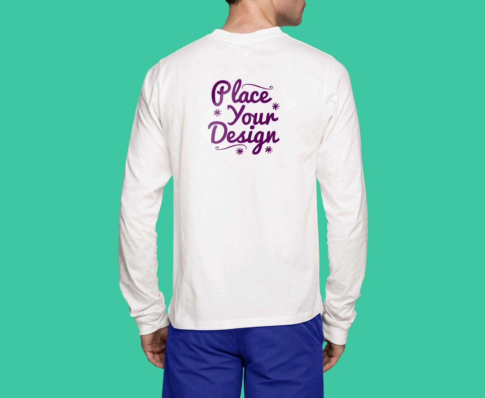 Download 7915+ Long Sleeve T-Shirt Mockup Front And Back Psd Free ...