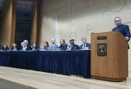 Reform delegation and MKs from all Jewish parties at a special Knesset committee session.