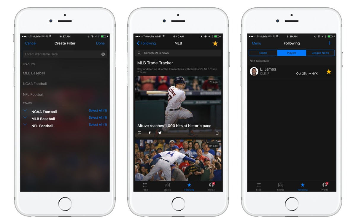 Set alerts for your favorite teams and. The Best Sports Scores And News Tracking App The Sweet Setup