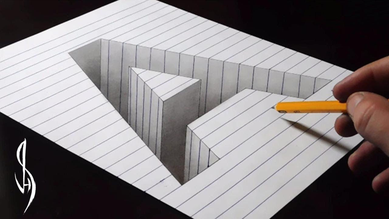 Some artists prefer to paint directly to the canvas, without a light pencil sketch for a guide. 15 Best 3d Drawing Tutorial Videos How To Draw 3d Pencil Drawings
