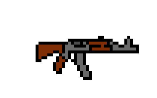 Pixel Art Grid Gun - Pixel Art Grid Gallery