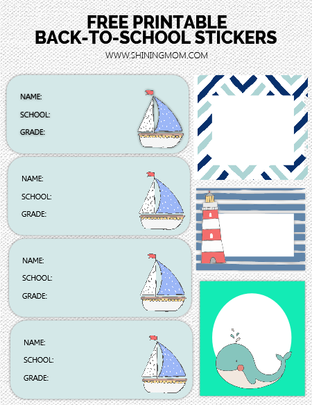 Get free templates for label printing. Free Label Templates For Back To School Really Cute Designs