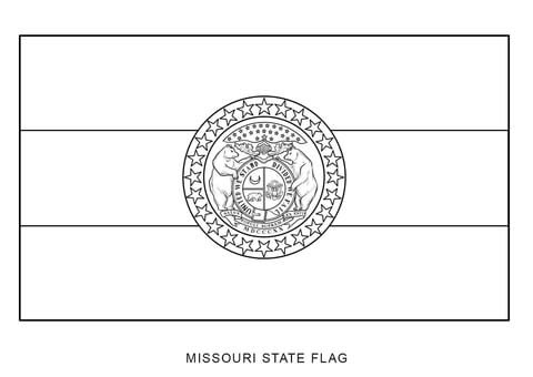 You can print or color them online at getdrawings.com for absolutely free. Missouri State Flag Coloring Page Free Printable Coloring Pages