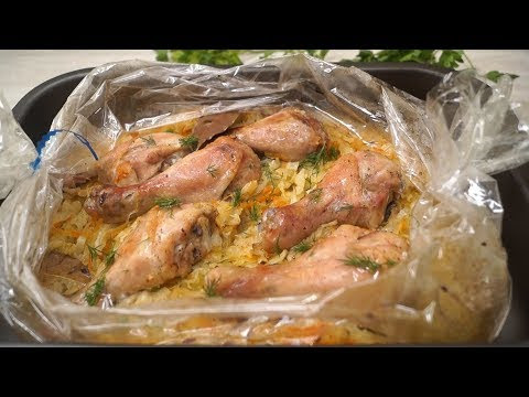 Курица с тушеной капустой рецепт