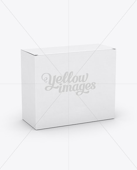 Download Download Small White Cardboard Box Mockup - 25° Angle ...