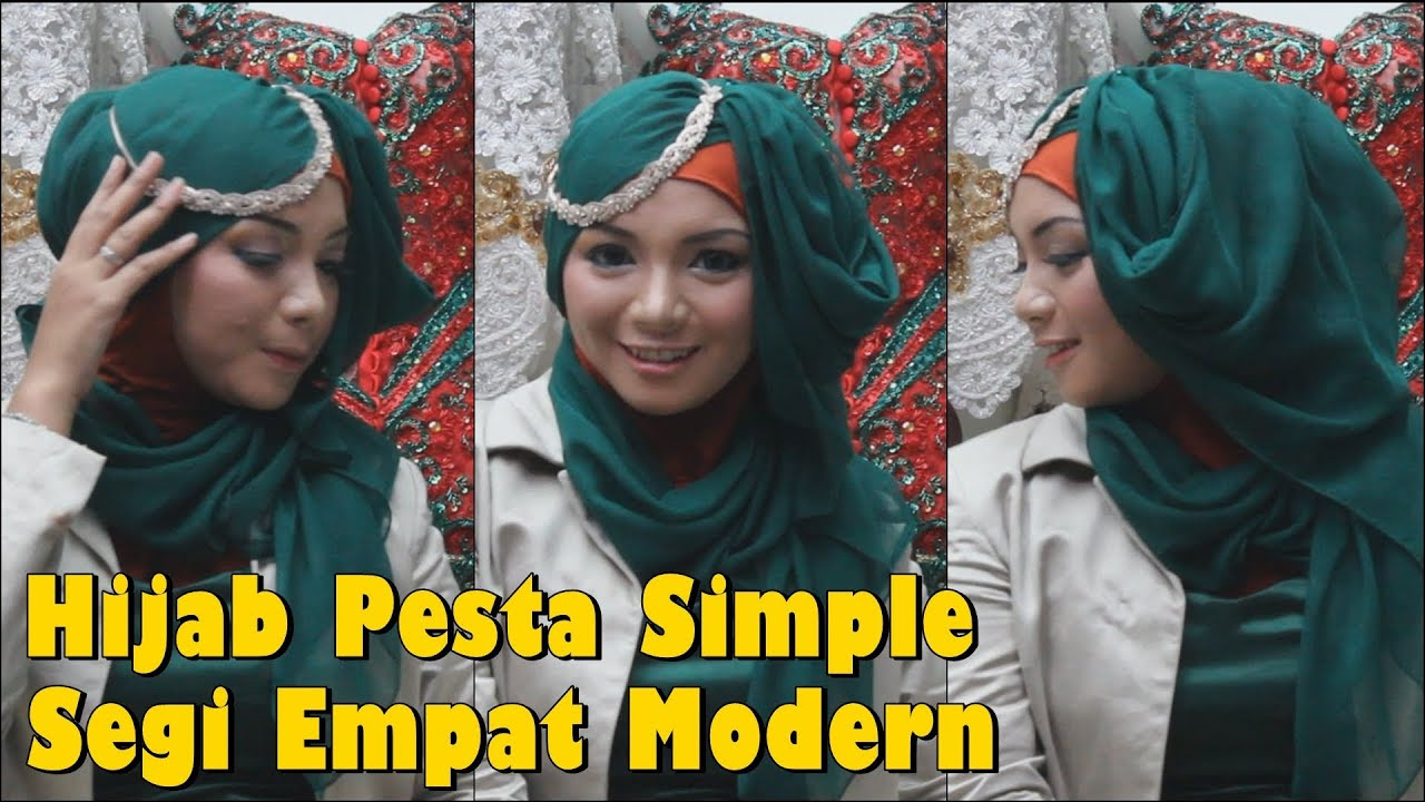 30 Gambar Lengkap Tutorial Jilbab Paris Youtube Untuk Kamu