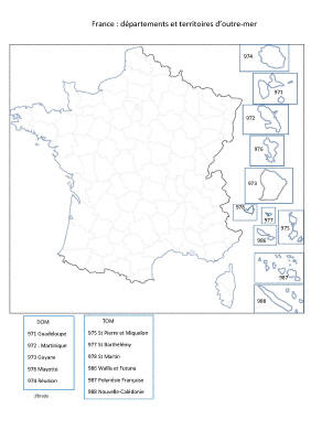 Le nom de chaque ville est inscrit en bas de page afin d'aider les élèves, en cas de trou de mémoire ! Fonds De Cartes France