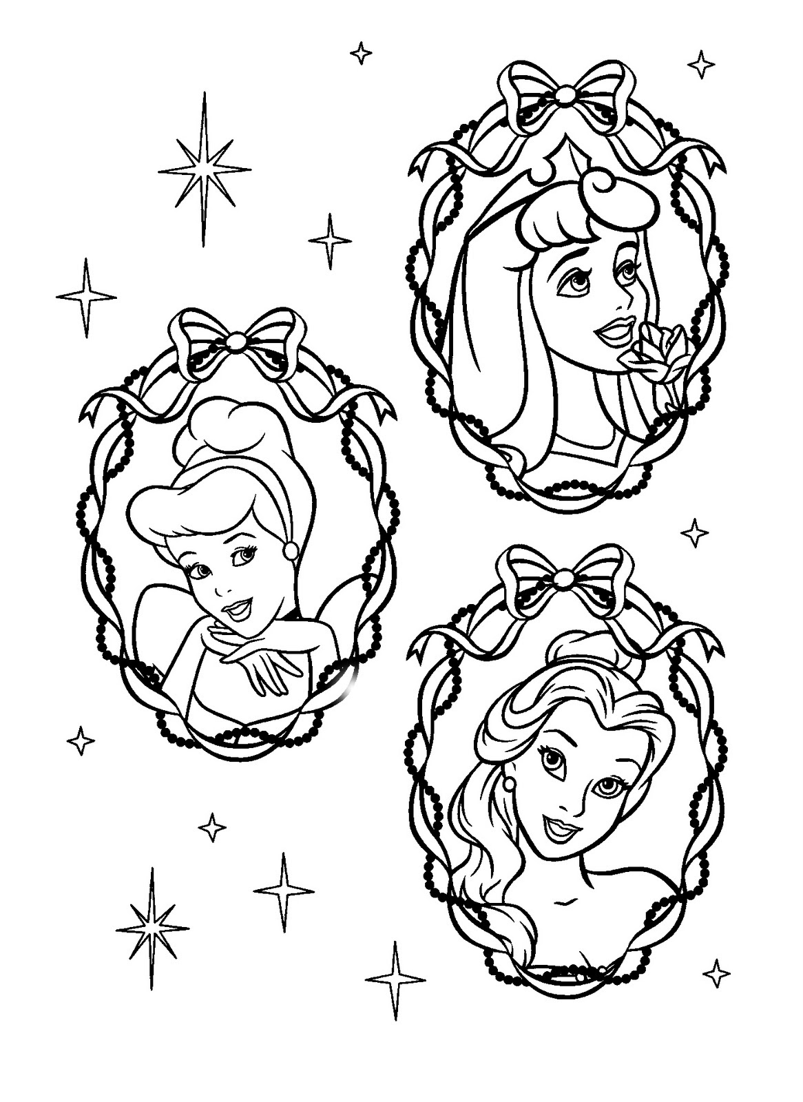 Coloriage De Noel Princesse Disney  Imprimer et Obtenir une Coloriage