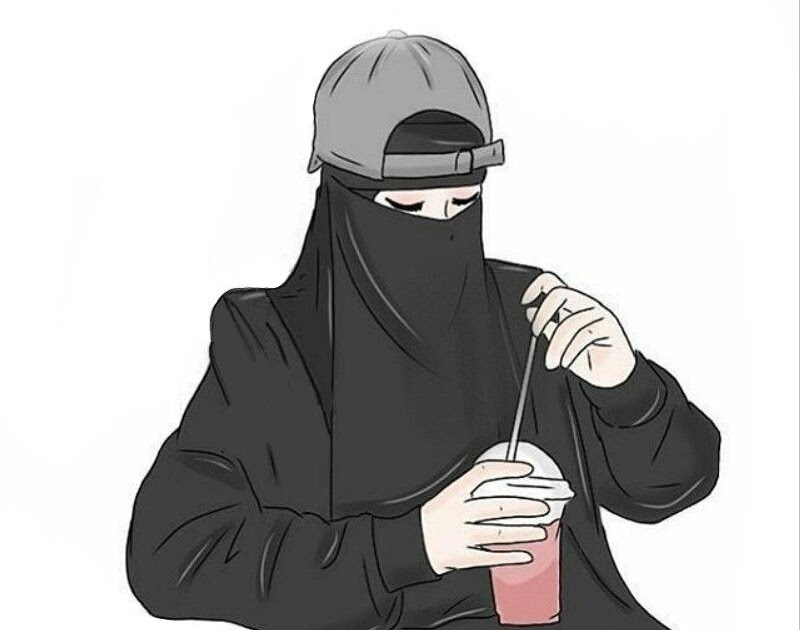 Top Gambar Kartun  Muslimah  Pakai  Niqab Design Kartun  