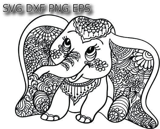 Download Baby Animal Mandala Svg Ideas - Layered SVG Cut File