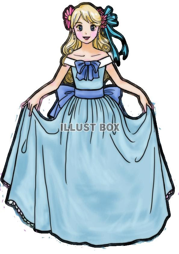 ベストおしゃれ プリンセス ドレス イラスト 全イラスト集