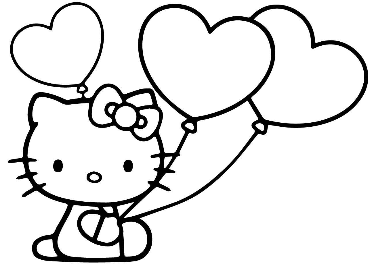 83 Gambar Hello Kitty Yang Belum Diwarnai Paling Bagus Gambar