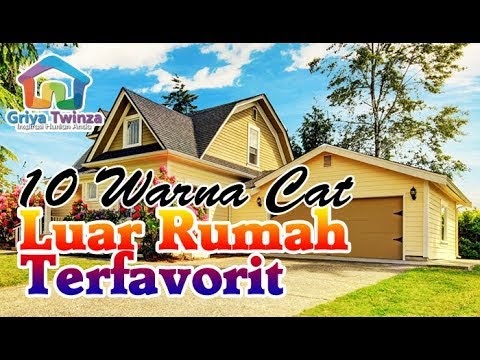 Inilah 10 Warna  Cat Dinding Luar Rumah yang  Cerah  