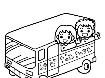 [最も共有された！ √] 白黒 シルエット バス イラスト 456839
