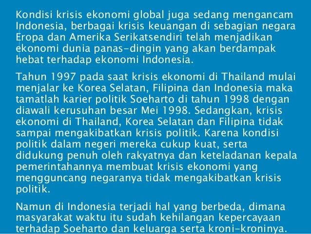 Contoh Teks Eksposisi Ekonomi Dan Politik Indonesia 