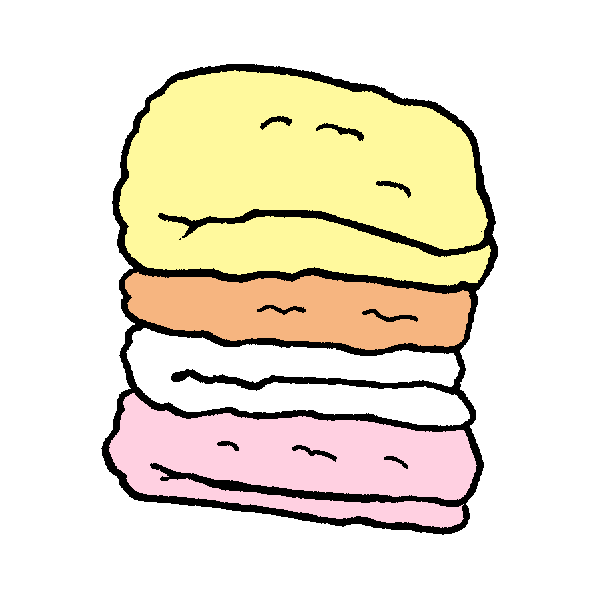 かわいい動物画像 エレガントタオル イラスト