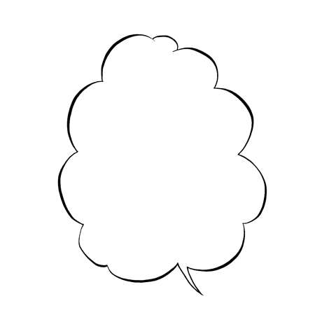 ユニーク吹き出し 素材 漫画 花の画像