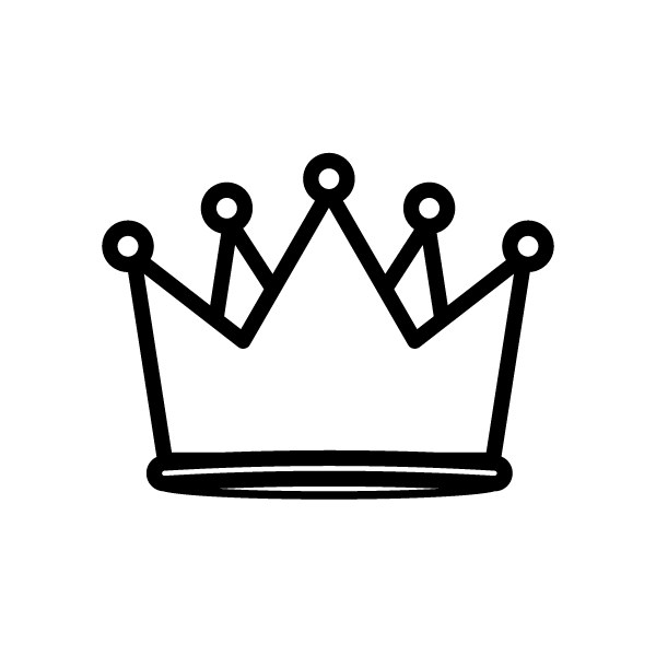 人気ダウンロード かわいい 王冠 イラスト 白黒 Success Blogj5eda