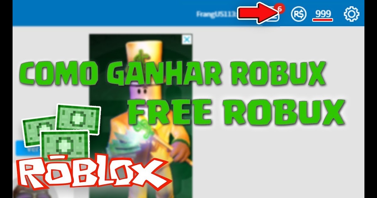 Como Ter Robux De Graca No Roblox Rapido Youtube | Free ...