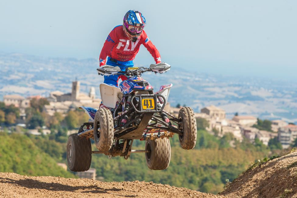 Joel Hetrick rebounded from a mechanical issue in the first moto with a second place result in the second moto.