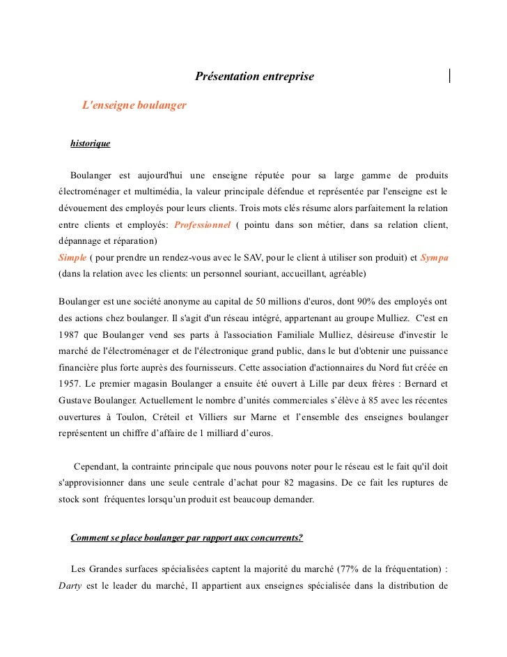 Lettre De Motivation Boulanger Multimedia - House MY b