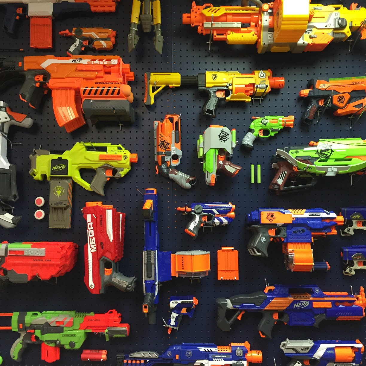 I'm glad nerf blasters exist. Top 10 Ways To Make Your Nerf Display Better