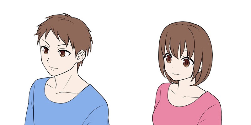 男の子 髪型 長め イラスト Kasword
