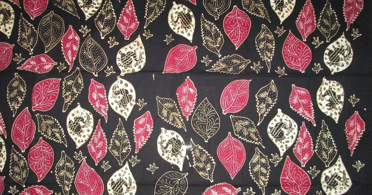  Gambar Batik Daun  Batik  Indonesia