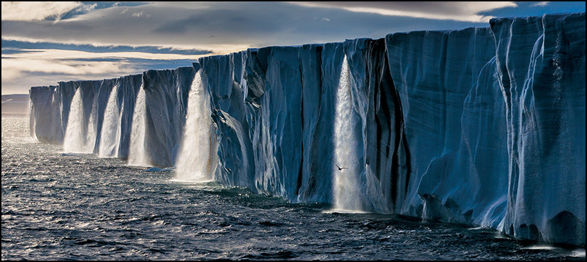 melting glacier