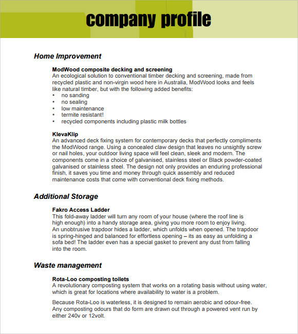 Contoh Company Profile Enterprise Malaysia - Contoh Bu