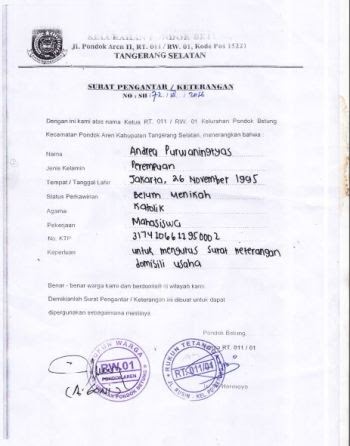 Contoh Surat Keterangan Usaha Dari Kepala Desa - Kumpulan ...