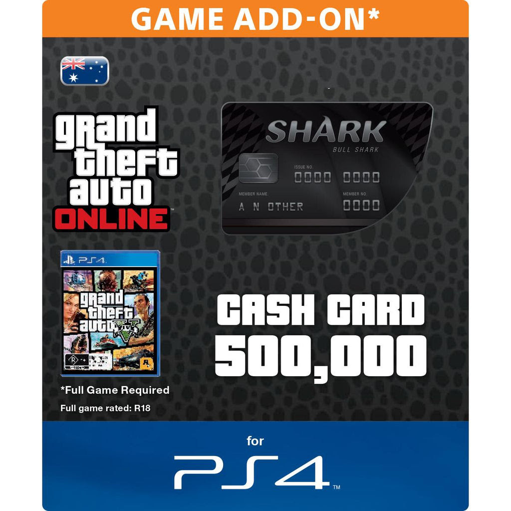Check spelling or type a new query. Grand Theft Auto Online 500 000 Bull Shark Card Digital Download Jb Hi Fi
