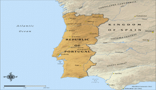 Portekiz haritası, harita, harita, mercator projeksiyon, stok fotoğraf png. Harita Portekiz Portuguese Republic Map N All Com