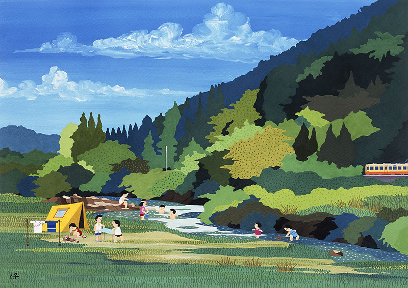 ベストセレクション 夏 風景 イラスト 写真素材 フォトライブラリー