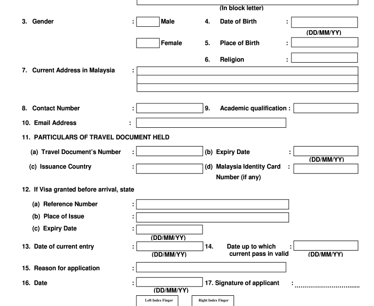 Borang Be 2016 Pdf