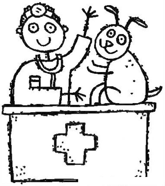 Feliz día para un gran veterinario. Dibujo De Un Veterinario Con Un Perro Para Pintar Y Colorear Colorear Dibujos Varios Dibujo De Un Veterinario Con Un Perro Para Pintar Y Colorear Dibujosa Com