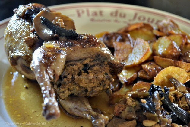 Pour cette recette de caille, j'ai choisi la cuisson au four à 180°c afin de ne pas trop. Cailles Farcies Sauce Au Cidre Et Champignons Kaderick