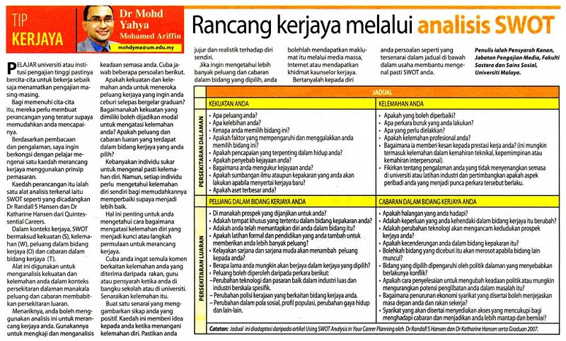 Contoh Analisa Swot Bank - Contoh SR