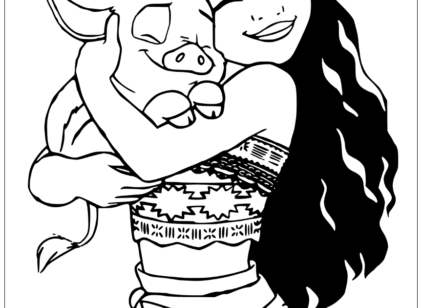 Moana Pictures Coloring Pages - Moana Waialiki coloring page | Free