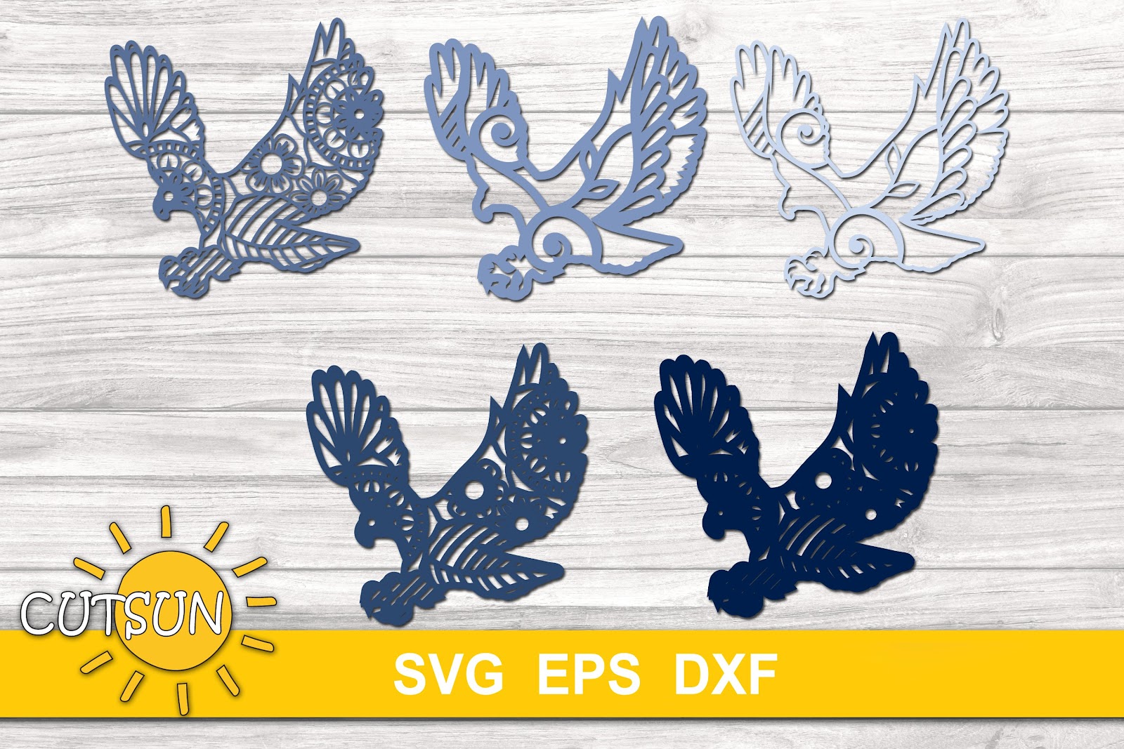 Download 3D Eagle Mandala Svg Printable - Free Layered SVG Files