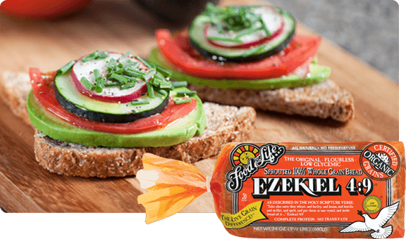 Make a deep cut right across the top. Food For Life Organic Ezekiel 4 9 Sprouted Wholegrain Bread 680g Food For Life