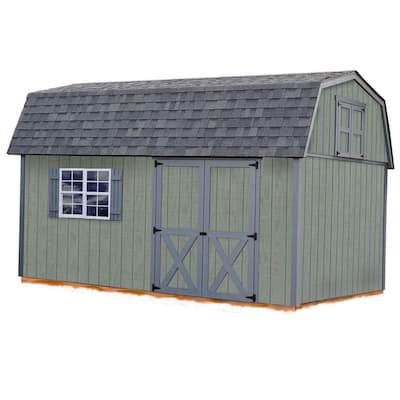 Heartland gentry saltbox engineered wood storage shed 