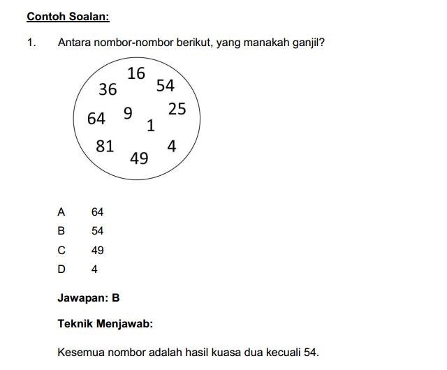 Exam PTD: Contoh Soalan Pengetahuan AM Peperiksaan Pegawai 