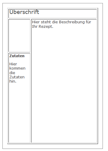 Vorlage ausdrucken und an der markierten linie auf din a5 größe zuschneiden. Schritt Fur Schritt Kochbuch Selbst Gestalten