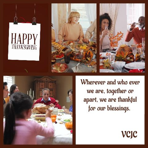 VCJC wishes you a Happy Thanksgiving