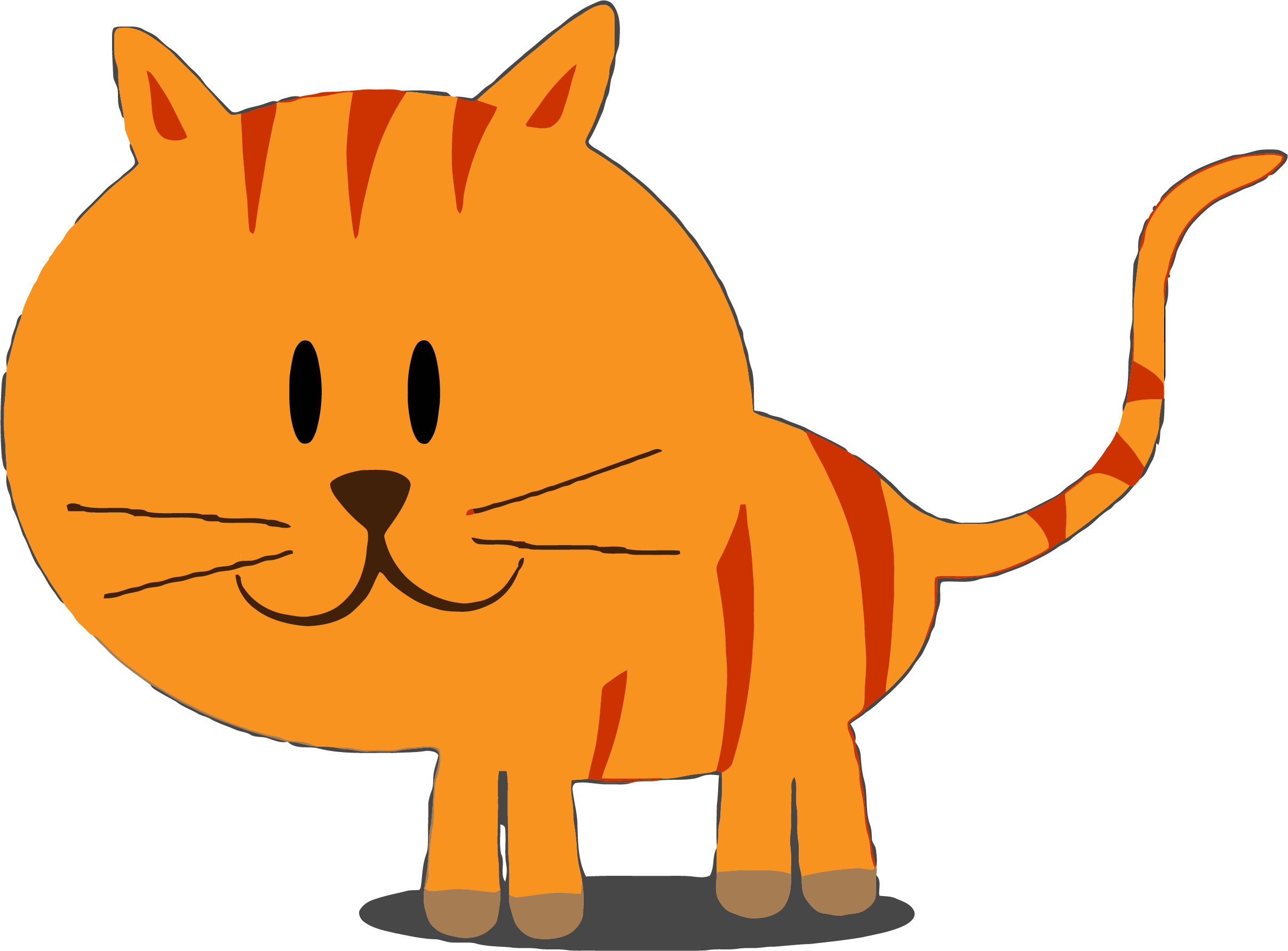  cartoon  galery net Cartoon  Orange  Cat  Png
