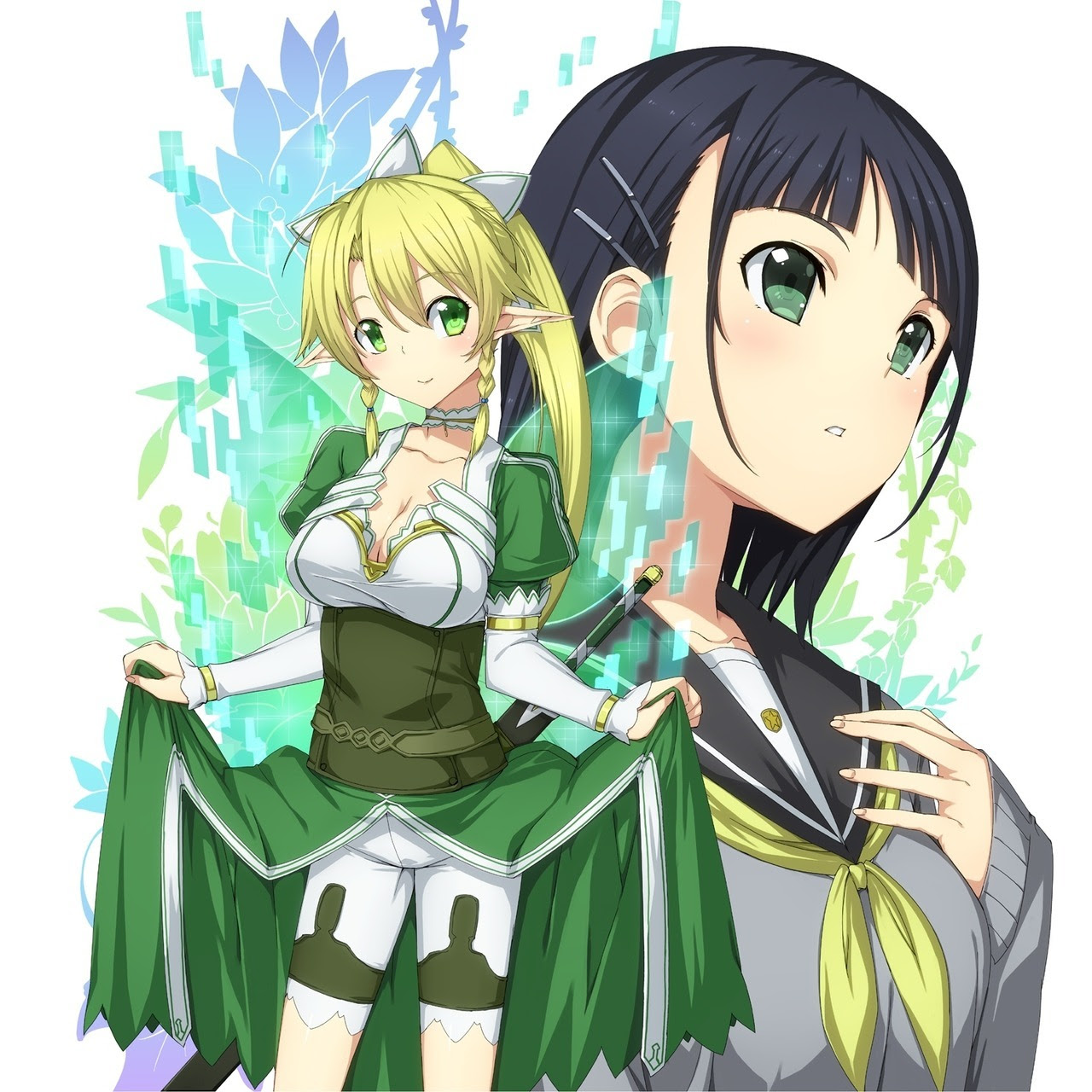 元のsao リーファ 壁紙 アニメ画像