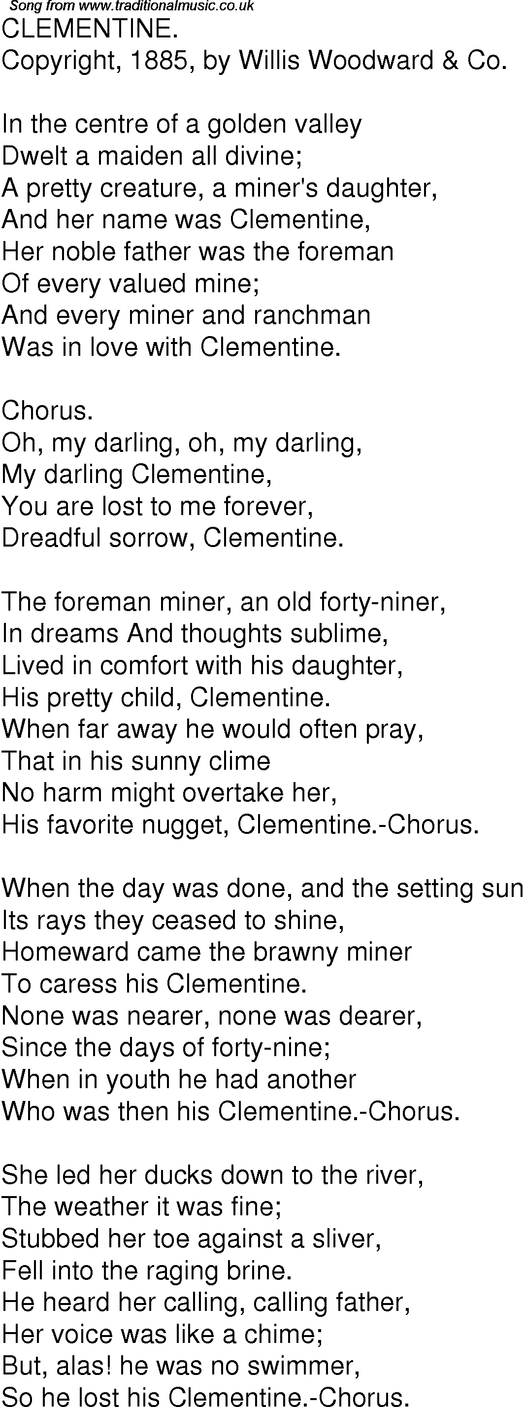 最高のコレクション Oh My Darling Clementine Lyrics Outlander 4362 Oh My Darling Clementine Lyrics Outlander